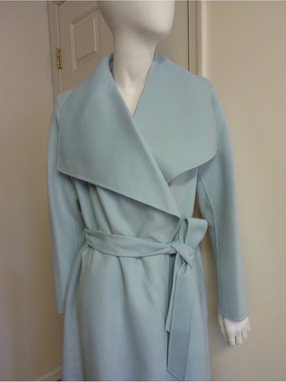 Mackage MAI-CN Double-Face Wool Wrap Coat" - Picture 2 of 11